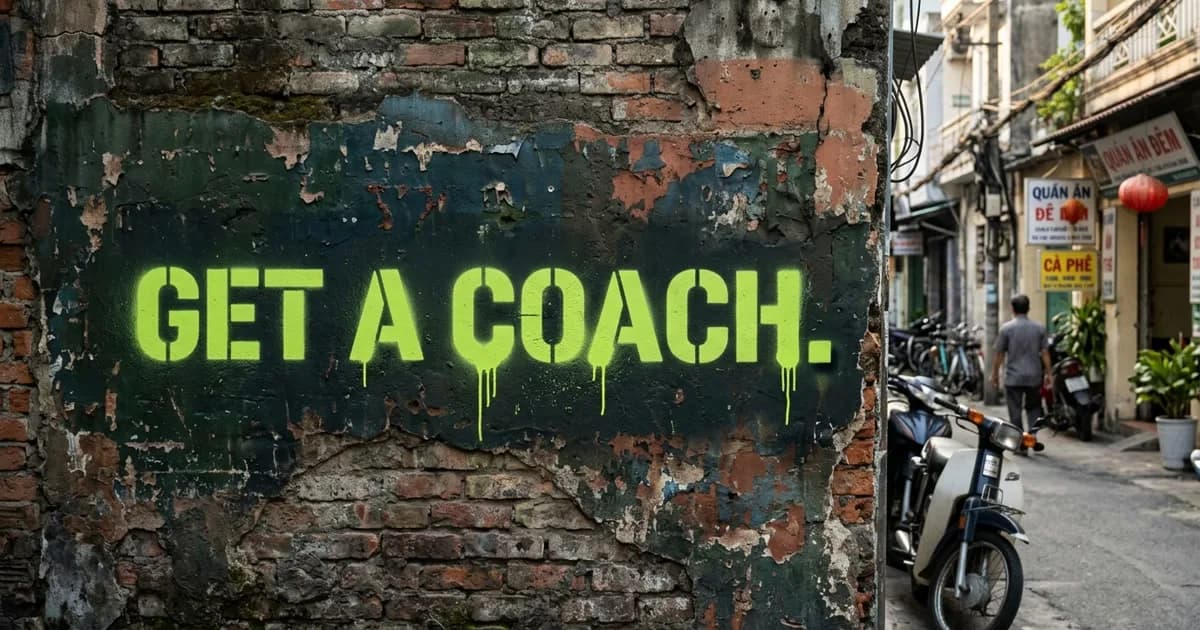 Every Olympian has a coach. Here is why, and how to build yours.